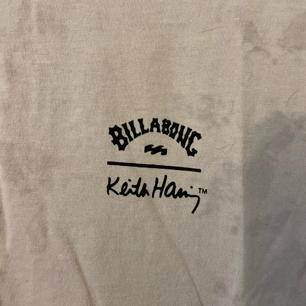Billabong Graphic Tee with Keith Haring Design - Picture 4 of 5